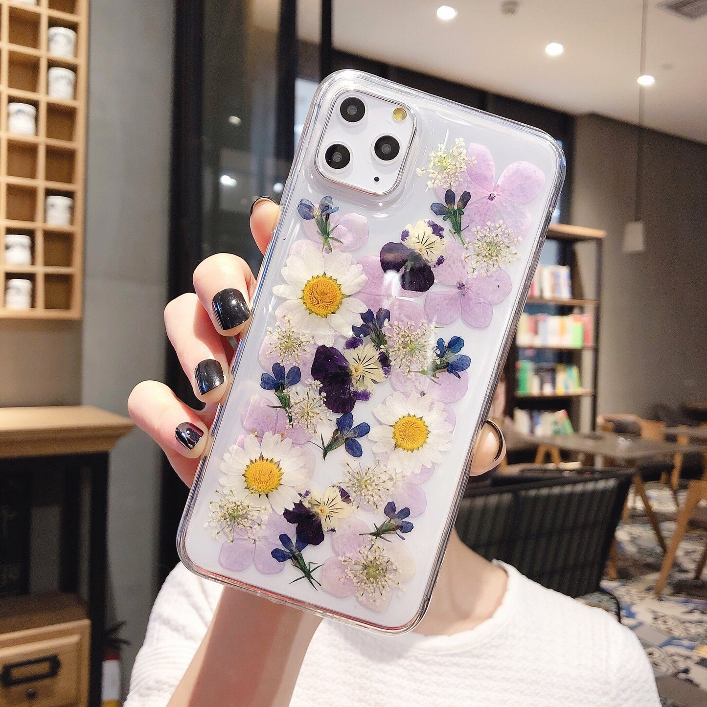 Coque Fleurie Résine Époxy 🌸