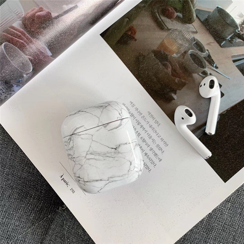 Coque AirPods effet marbre – Luxe & Protection 💎