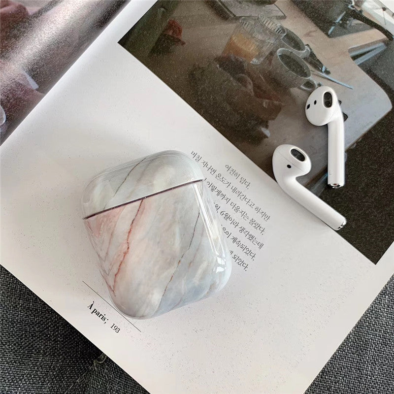 Coque AirPods effet marbre – Luxe & Protection 💎
