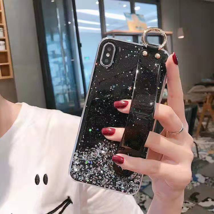 Coque Étoilée Effet Ciel Argenté ✨