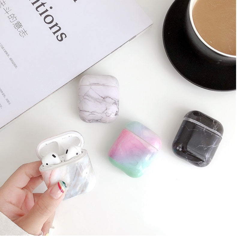 Coque AirPods effet marbre – Luxe & Protection 💎