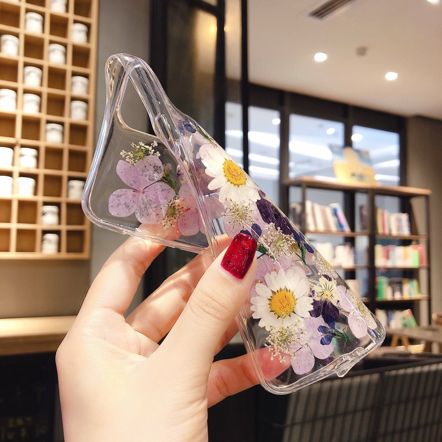 Coque Fleurie Résine Époxy 🌸