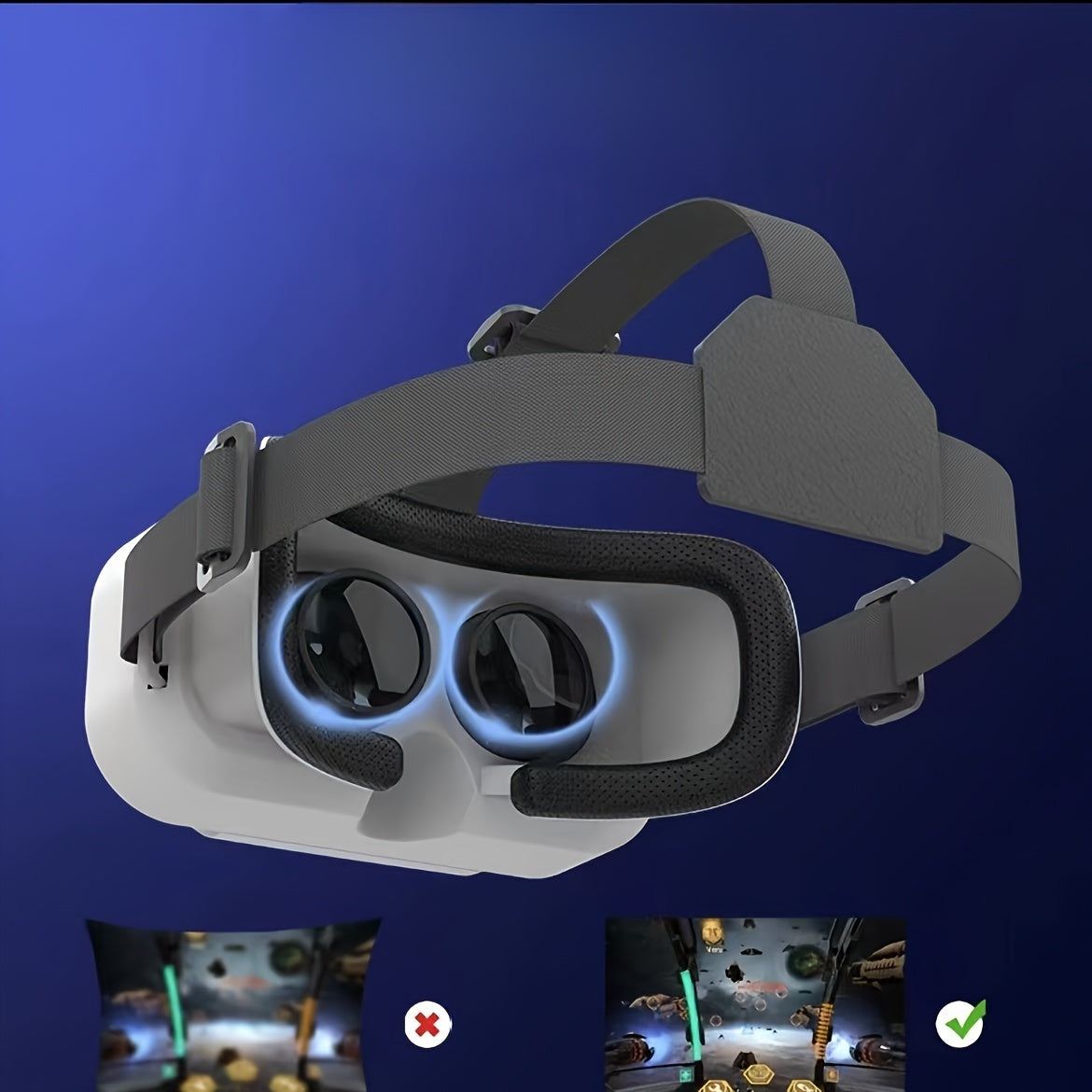 ✨Casque VR 3D MJT.vibes™ – Immersion Totale à 360° pour Smartphone✨