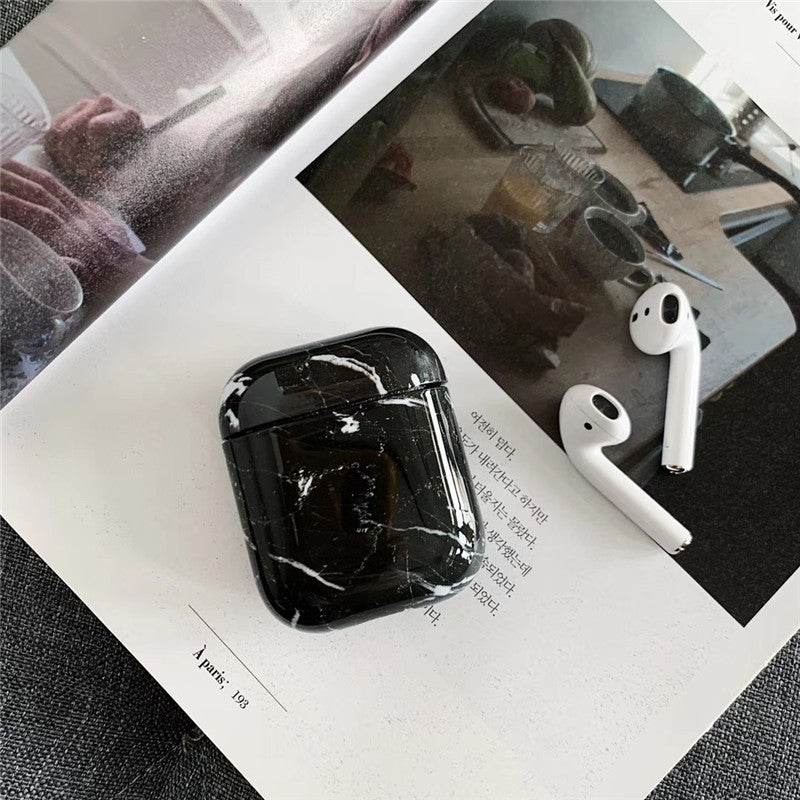 Coque AirPods effet marbre – Luxe & Protection 💎
