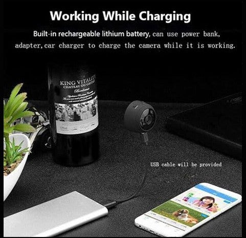 ✨Caméra de Surveillance Mini A9 MJT.vibes™ – Discrète, Connectée & Haute Définition