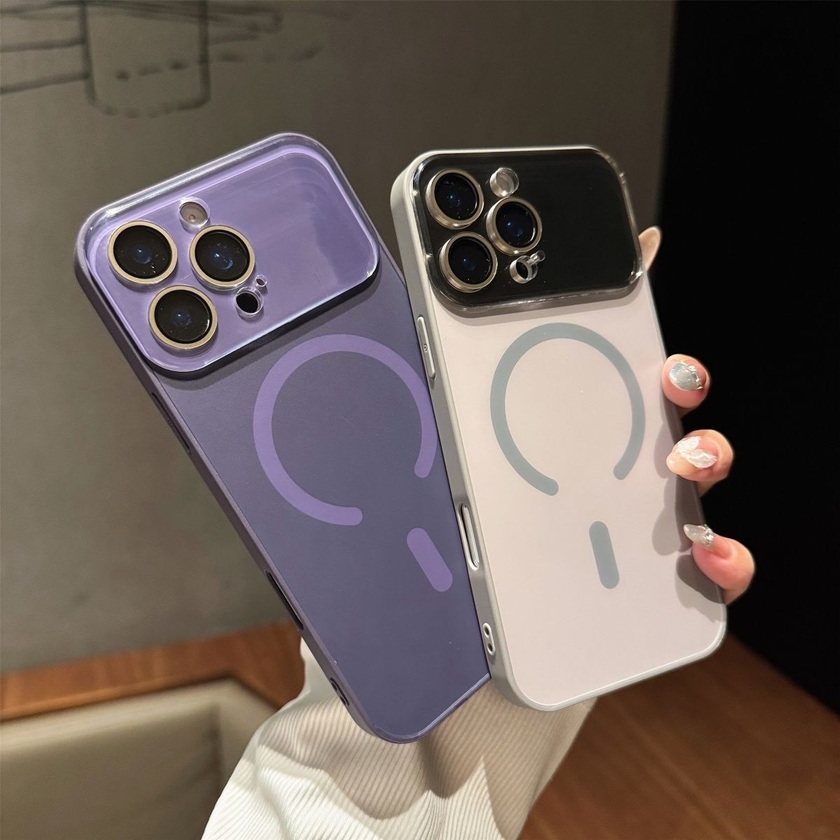 Coque Magnétique Givrée Grand Cadre 💫