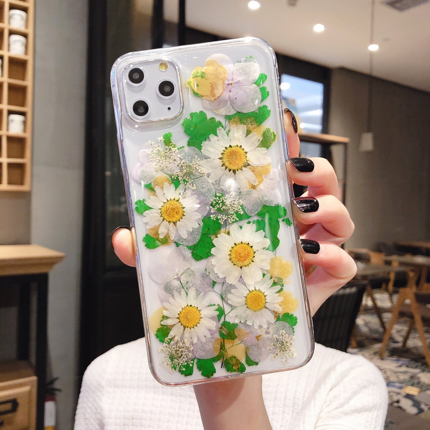 Coque Fleurie Résine Époxy 🌸