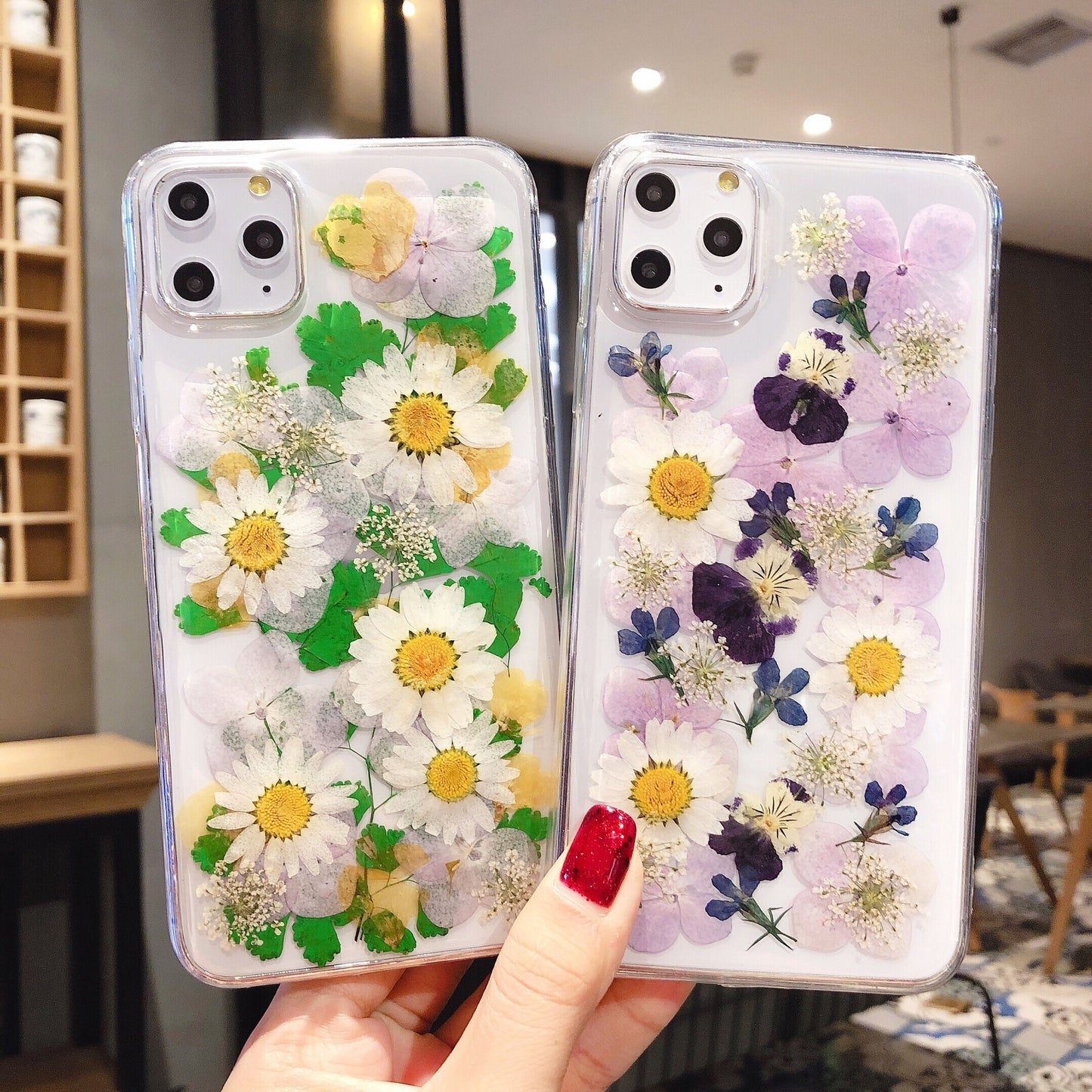 Coque Fleurie Résine Époxy 🌸