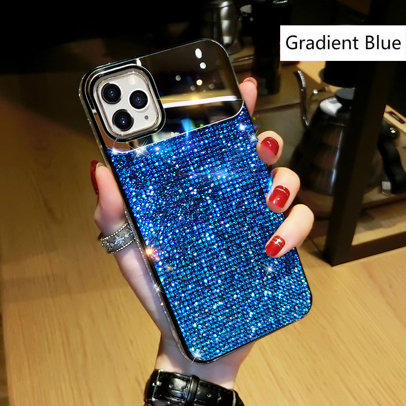 Coque Strass Dégradé Effet Miroir – Glamour & Protection ✨