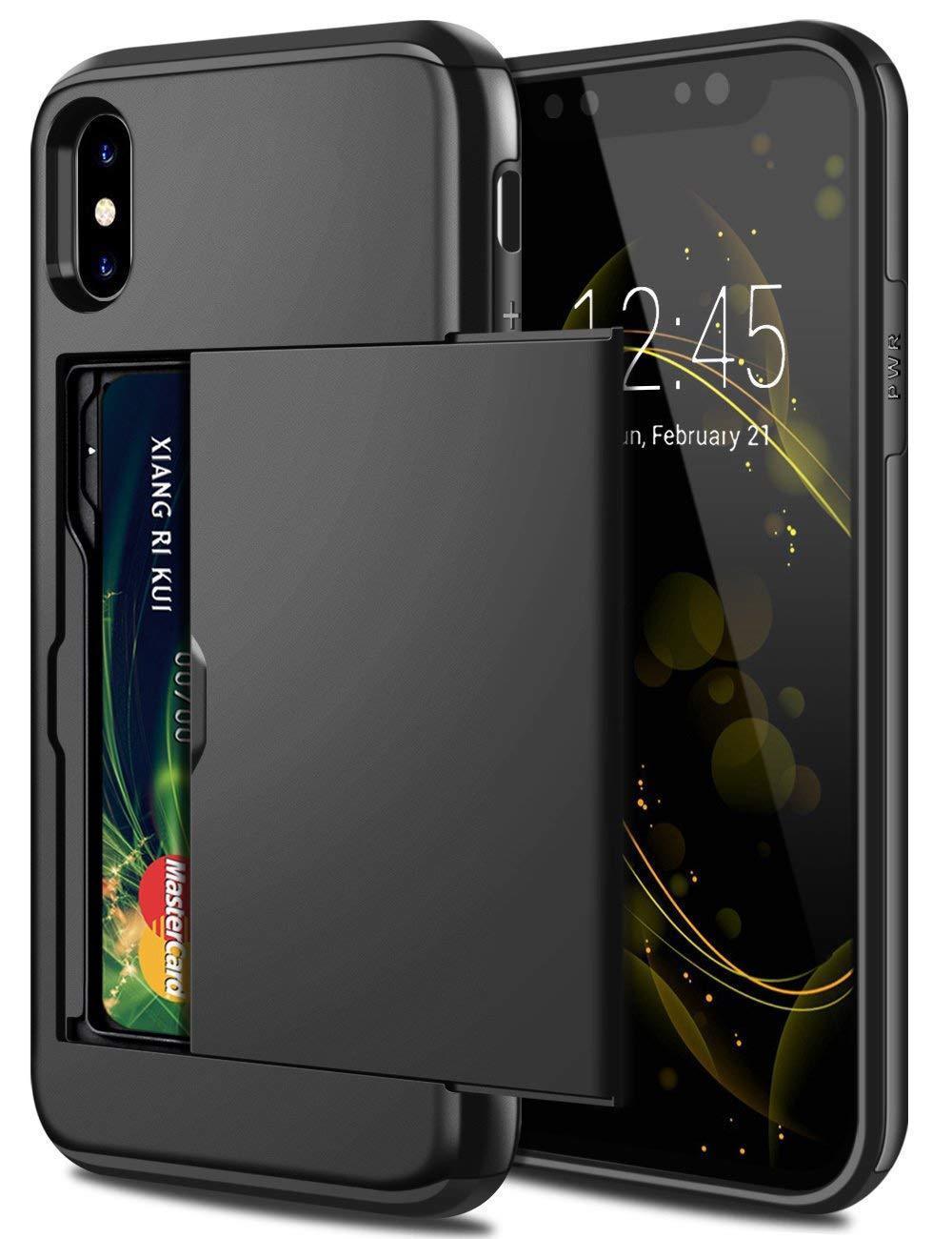 Coque Porte-Carte Blindée 2-en-1 💳