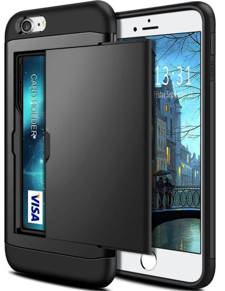 Coque Porte-Carte Blindée 2-en-1 💳