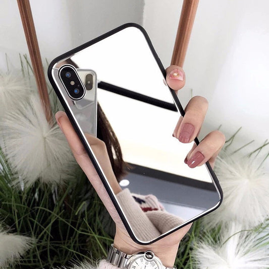 Coque effet miroir élégante – Design minimaliste & protection chic 🪞