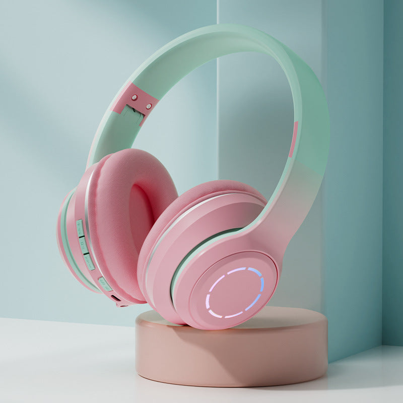 ✨Casque Bluetooth PASTEL MJT.vibes™ – Pliable, Sans Fil & Ultra Confort