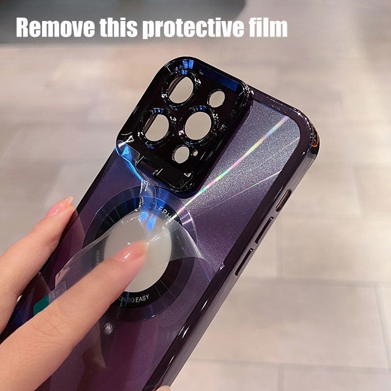 Coque Luxe Électroplaquée Magnétique ✨