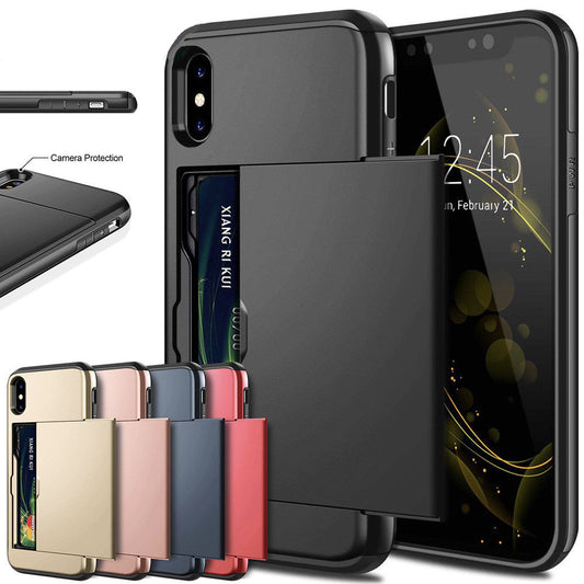 Coque Porte-Carte Blindée 2-en-1 💳