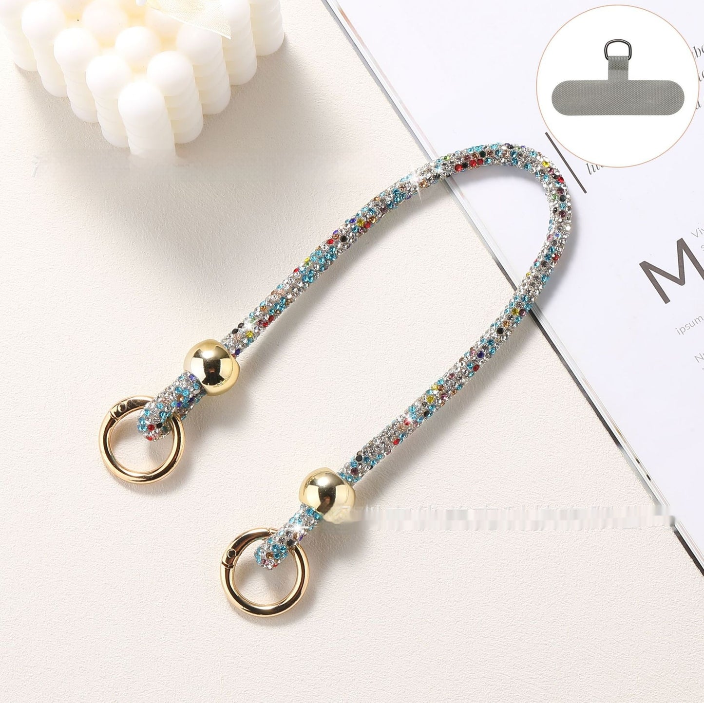 Lanière Téléphone Strass Luxe ✨