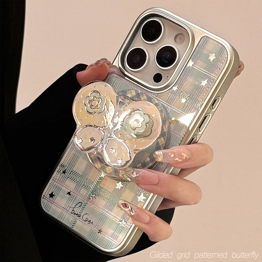 Coque Luxe aimantée avec nœud rotatif –  tendance 2025