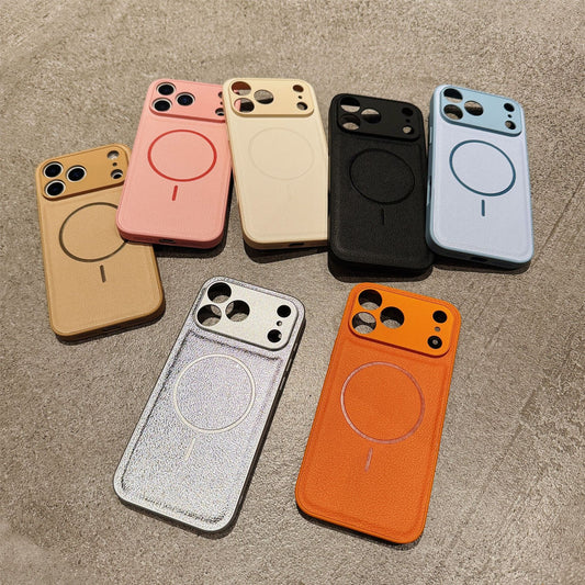 Coque Cuir Magnétique Élégante ✨