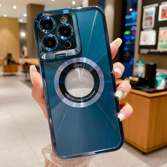 Coque Luxe Électroplaquée Magnétique ✨